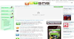 Desktop Screenshot of 411sms.com